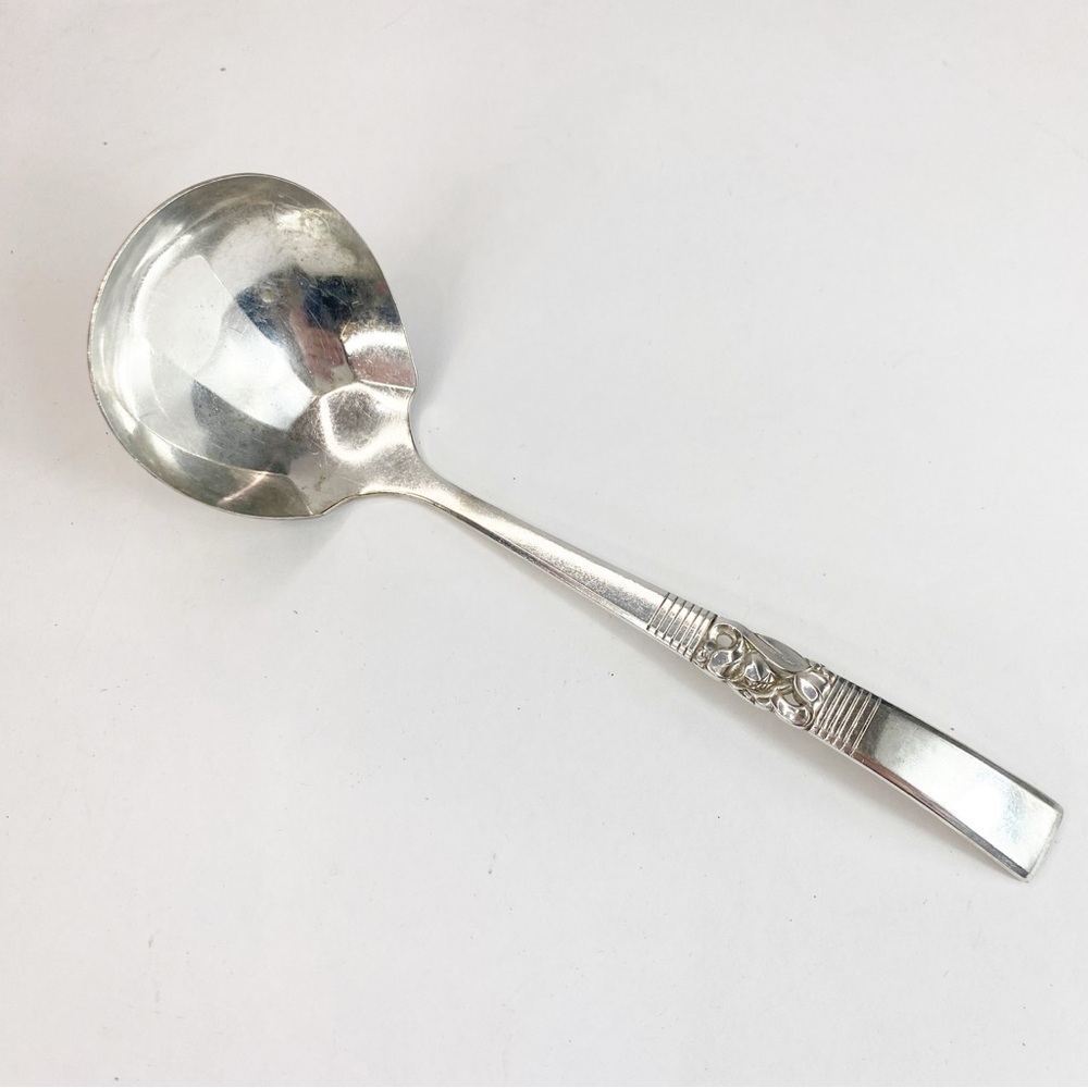 Community Oneida MORNING STAR Silver Plate Silverplate Gravy Ladle 7 in